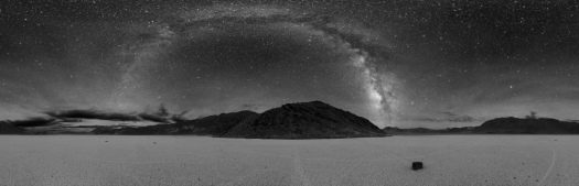  360˚panorama of the Milky Way over Death Valley. Photograph taken by Dan Duriscoe.